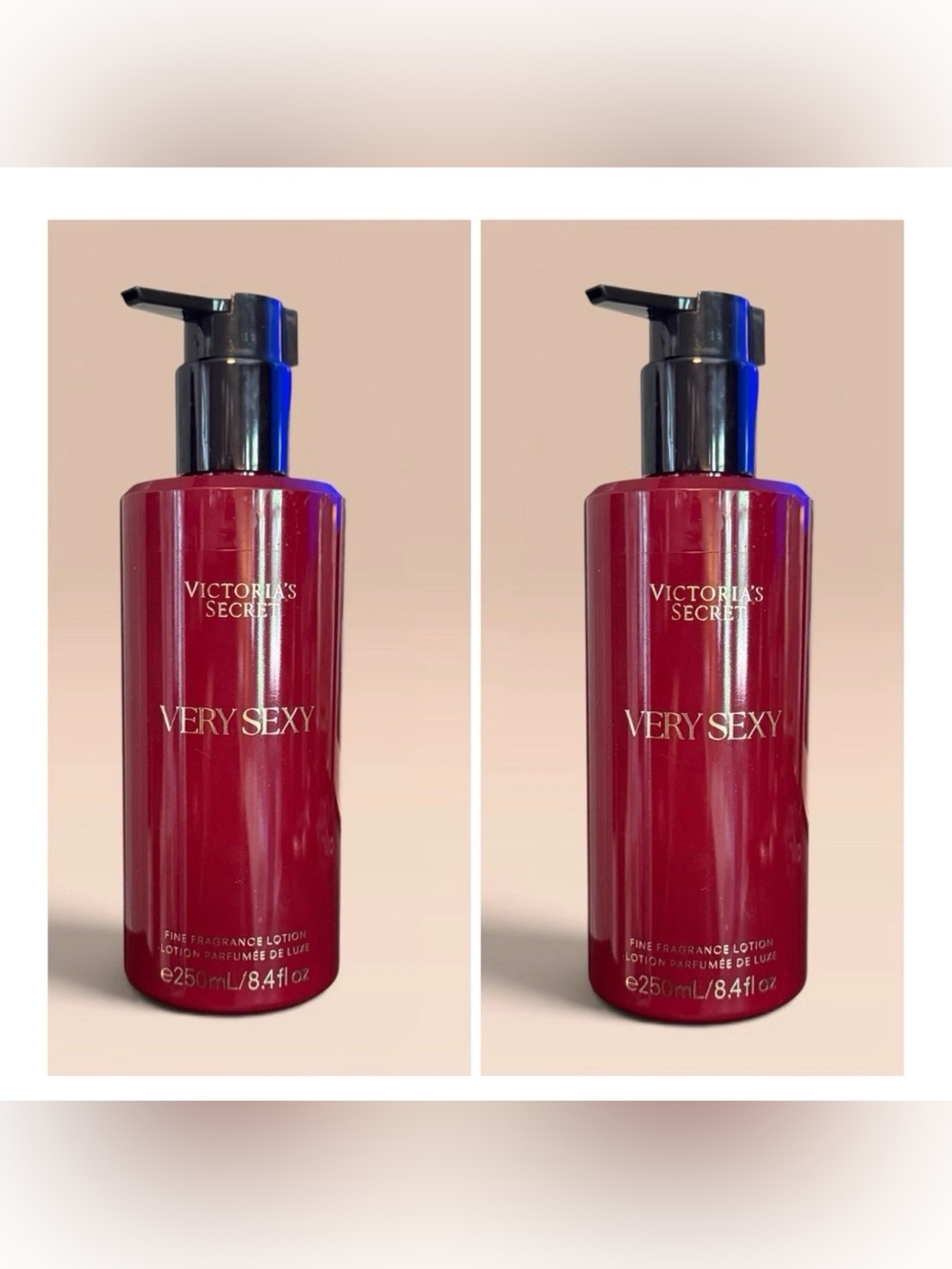 Victoria's Secret VERY SEXY Fine Fragrance Lotion ~ 8.4 fl.oz. ( Lot of 2 )